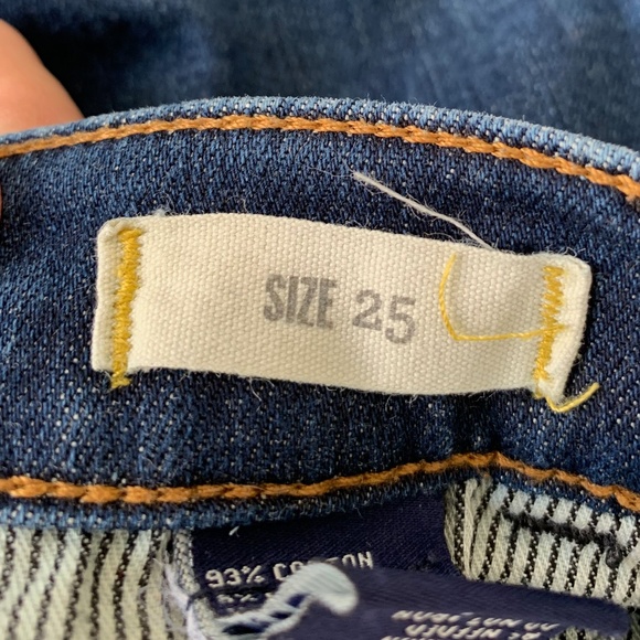 MADEWELL SLIM BOYJEAN DARK WASH SIZE 25 - Picture 8 of 10